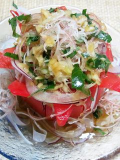 トマトと薬味のさわやかサラダ-レシピのメイン写真