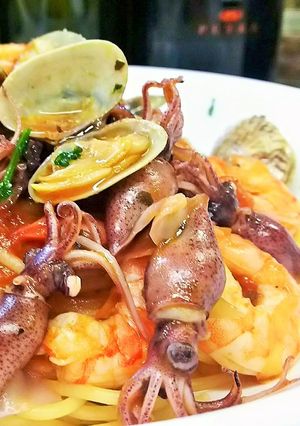 家庭で作れる専門店の味　定番ペスカトーレ-レシピのメイン写真