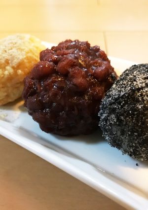 簡単♪３色おはぎ-レシピのメイン写真