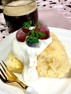簡単混ぜてほったらかし 炊飯器パンケーキ-レシピのメイン写真