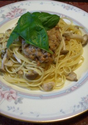 納豆スパゲティ★あさり入り-レシピのメイン写真
