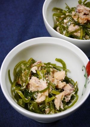 簡単小鉢！サバと昆布の梅和え-レシピのメイン写真
