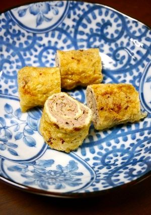 お弁当！マキマキハンバーグ(油揚げ)-レシピのメイン写真