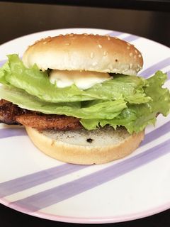 簡単!照り焼きチキンバーガー♪-レシピのメイン写真