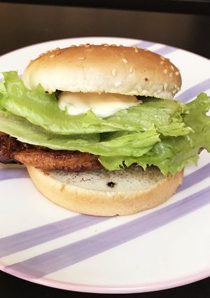 簡単！照り焼きチキンバーガー♪-レシピのメイン写真