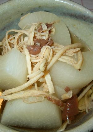 大根の煮物・さきいか＆梅干味-レシピのメイン写真