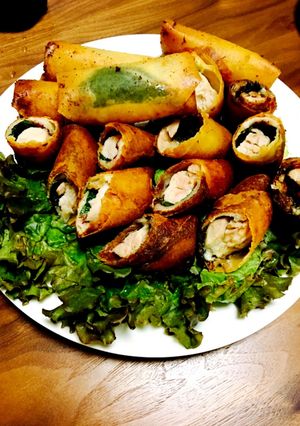 鶏肉の梅チーズ春巻き-レシピのメイン写真