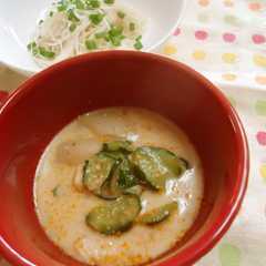 รูปของ 豆乳ゴマゴマそうめん