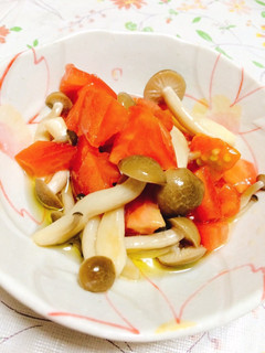 きのことトマトのマリネ-レシピのメイン写真