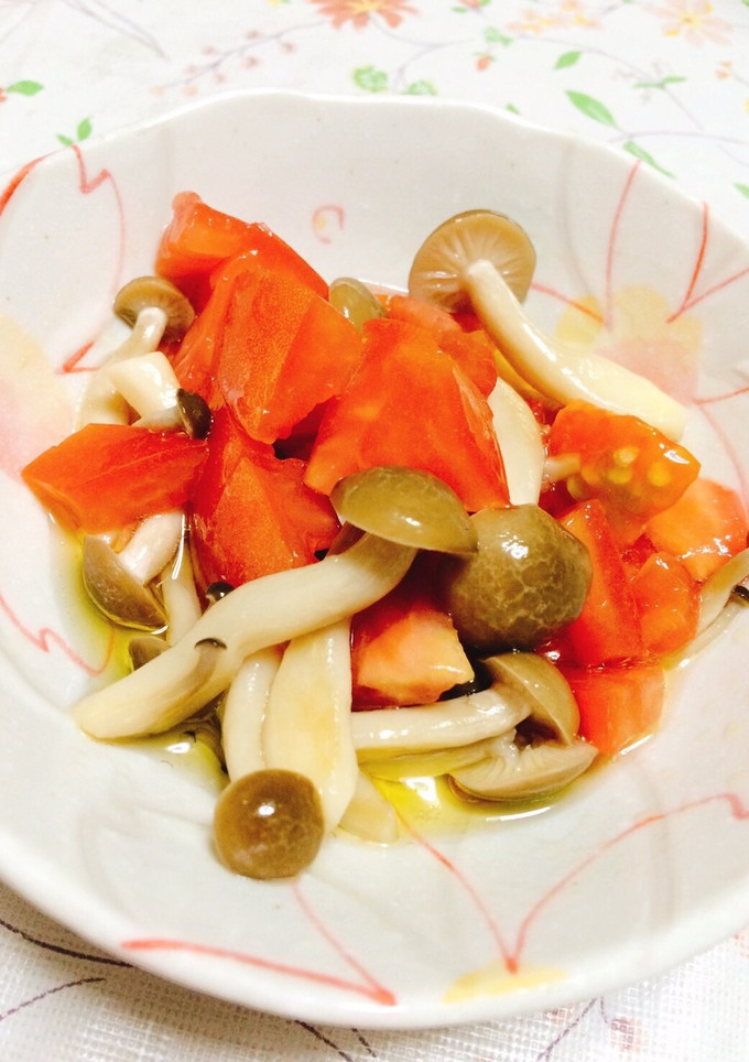 きのことトマトのマリネ-レシピのメイン写真