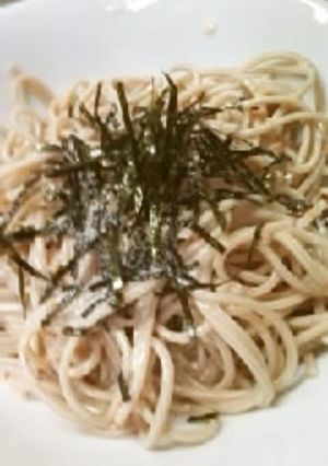 アサリが隠し味・気楽にまぜ麺、刻み海苔も-レシピのメイン写真