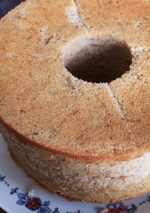 全粒粉使用 バナナシフォンケーキ-レシピのメイン写真