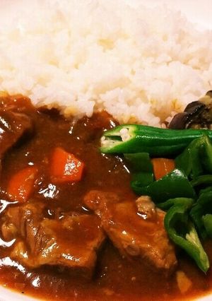 ●豚パイカと夏野菜たっぷりトマトカレー●-レシピのメイン写真