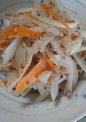 ごぼうと人参と酢玉ねぎのさっぱりサラダ-レシピのメイン写真