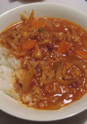 缶入りスープで簡単ハヤシライス-レシピのメイン写真