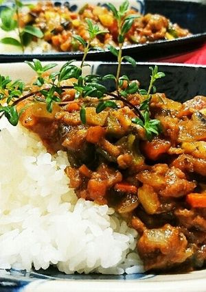 夏の疲れを吹き飛ばす!レンジドライカレー-レシピのメイン写真