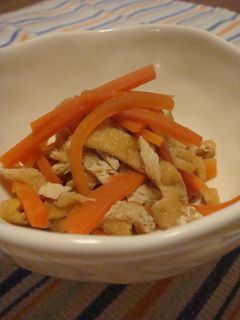 にんじんと油揚げのさっと煮-レシピのメイン写真