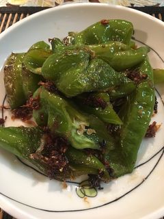 お肌が喜ぶ万願寺とうがらしお雑魚炒め-レシピのメイン写真