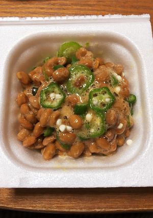 納豆にプランワン☆②Wねばねばオクラ納豆-レシピのメイン写真