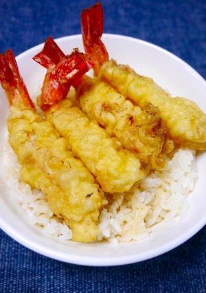 簡単！赤海老の天丼-レシピのメイン写真
