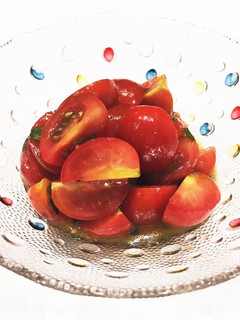 簡単!夏にぴったり!トマトの梅しそ和え-レシピのメイン写真
