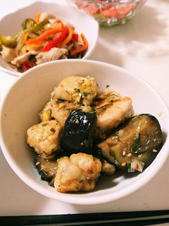 鶏むね肉と茄子の大葉ねぎダレ和え-レシピのメイン写真
