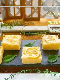 レンジで4分!蜂蜜レモンのしっとりケーキ-レシピのメイン写真