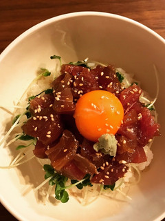 昆布〆漬まぐろのユッケ丼-レシピのメイン写真
