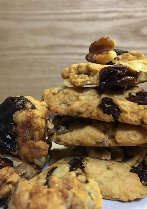 ヘルシー簡単グラノーラクッキー便秘解消に-レシピのメイン写真