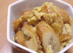 ごぼたま☆ごぼう天の卵とじ☆お弁当にも○-レシピのメイン写真