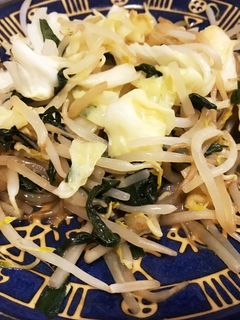 簡単!もやしとニラとキャベツの中華炒め-レシピのメイン写真