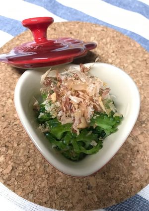 【超簡単】塩もみゴーヤ-レシピのメイン写真
