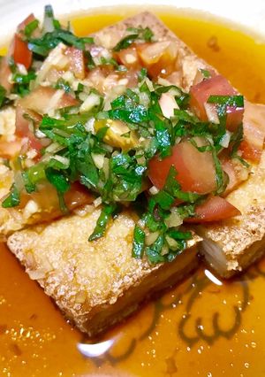 俺流！厚揚げの夏野菜香味タレ掛け-レシピのメイン写真