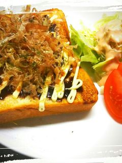 お好み焼き風トースト-レシピのメイン写真