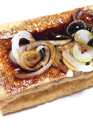 厚揚げの発酵タラ肝油しょうゆかけ-レシピのメイン写真