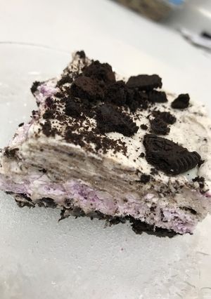 オレオクッキーチーズケーキinブルベリー-レシピのメイン写真