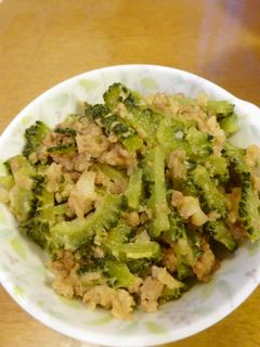 ゴーヤの肉みそ炒め-レシピのメイン写真