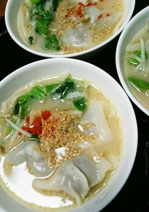えごまの葉入り水餃子-レシピのメイン写真