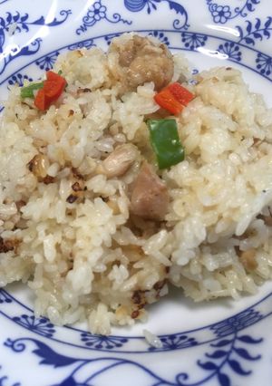 圧力鍋で作るあっさりピラフ-レシピのメイン写真