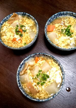 大根焚きの卵あんかけ-レシピのメイン写真