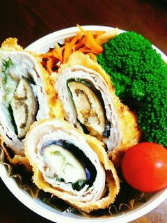 味噌ダレ入り茄子の豚肉巻きフライ-レシピのメイン写真