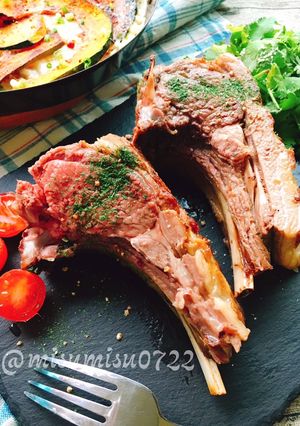 トースターで簡単豪華ラムラックのロースト-レシピのメイン写真