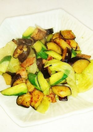 シャキシャキ♪夏野菜の中華風炒め♪-レシピのメイン写真