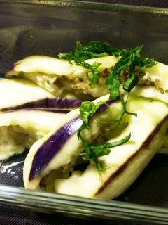 レンジで簡単♬蒸しなす(焼きナス風お味)-レシピのメイン写真