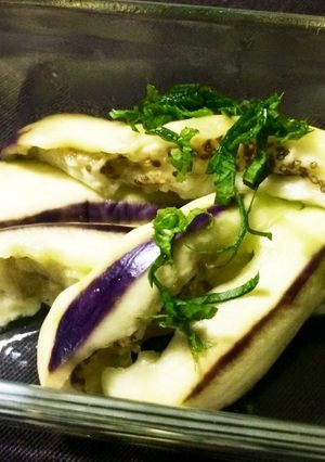 レンジで簡単♬蒸しなす（焼きナス風お味）-レシピのメイン写真