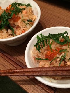 簡単、鮭の炊き込みごはん.-レシピのメイン写真