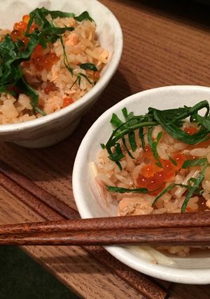 簡単、鮭の炊き込みごはん.-レシピのメイン写真
