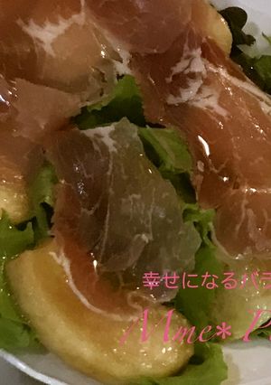 桃と生ハムのサラダ-レシピのメイン写真