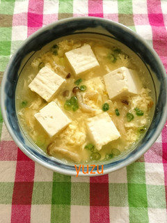 寒い日に♪簡単豆腐と卵のピリ辛中華スープ-レシピのメイン写真