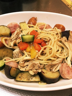 茄子と舞茸の和風パスタ♪(´ε` )-レシピのメイン写真